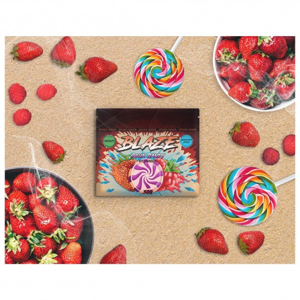 Смесь Blaze Medium - Sour Candy (Кислые конфеты, 50 грамм) купить в Владивостоке