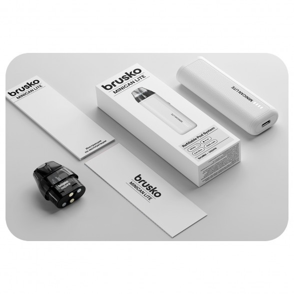 Электронная сигарета Brusko - Minican LITE (White) купить в Владивостоке