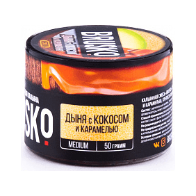 Смесь Brusko Medium - Дыня с Кокосом и Карамелью (50 грамм) купить в Владивостоке