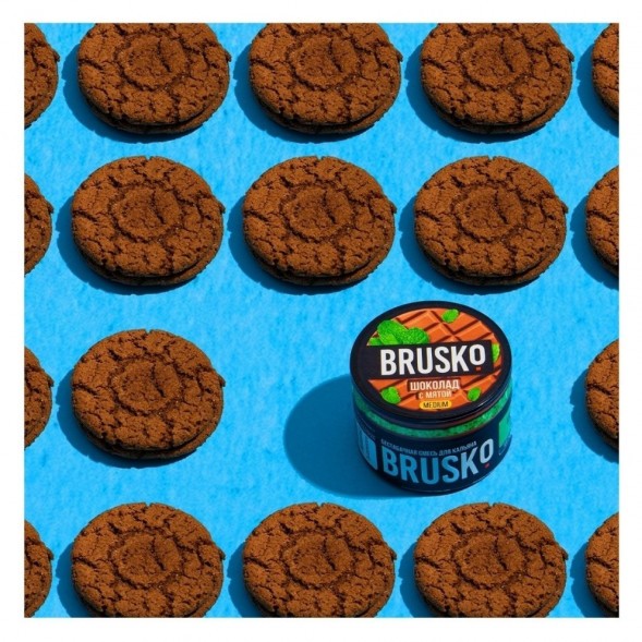 Смесь Brusko Medium - Шоколад с Мятой (250 грамм) купить в Владивостоке