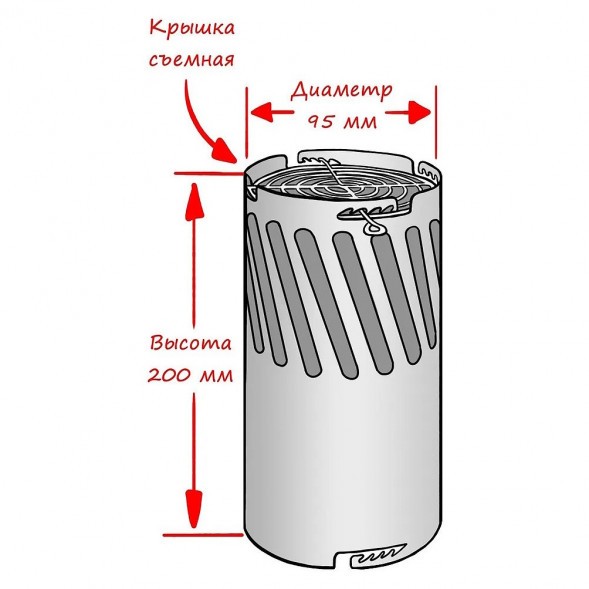 Защитная сетка-ветровик ESS (2 в 1) купить в Владивостоке