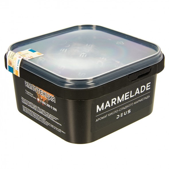 Табак Deus - Marmelade (Кисло-Сладкий Мармелад, 250 грамм) купить в Владивостоке