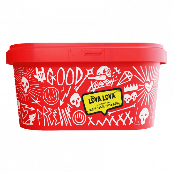 Табак Хулиган - LOVA LOVA (Манговый Чизкейк, 200 грамм) купить в Владивостоке