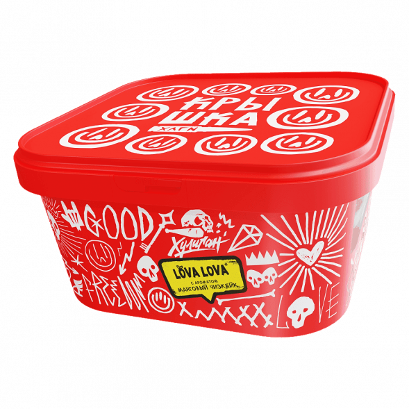 Табак Хулиган - LOVA LOVA (Манговый Чизкейк, 200 грамм) купить в Владивостоке