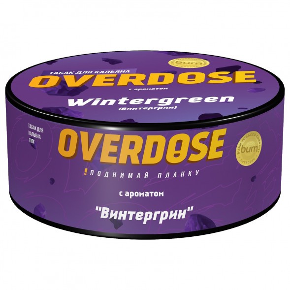 Табак Overdose - Wintergreen (Винтергрин, 100 грамм) купить в Владивостоке