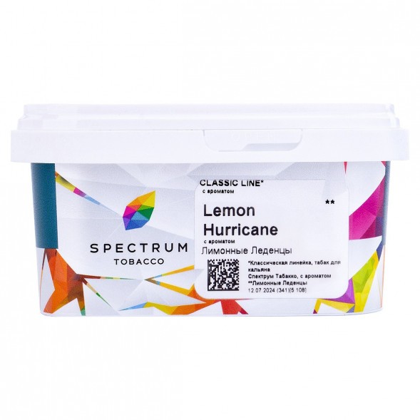 Табак Spectrum - Lemon Hurricane (Лимонные Леденцы, 200 грамм) купить в Владивостоке