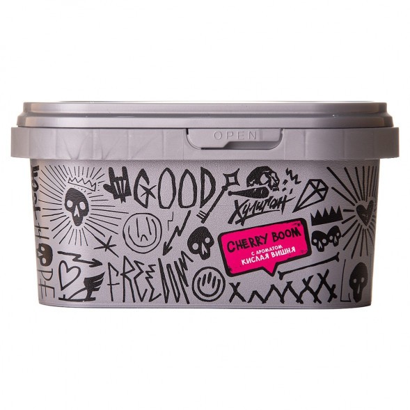 Табак Хулиган - Cherry Boom (Кислая Вишня, 200 грамм) купить в Владивостоке