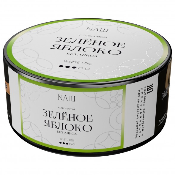 Табак NАШ WHITE - Зелёное Яблоко (100 грамм) купить в Владивостоке