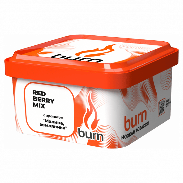 Табак Burn - Redberry Mix (Малина и Земляника, 200 грамм) купить в Владивостоке