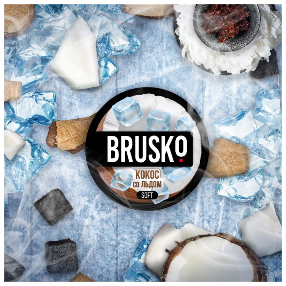 Смесь Brusko Medium - Кокос со Льдом (50 грамм) купить в Владивостоке