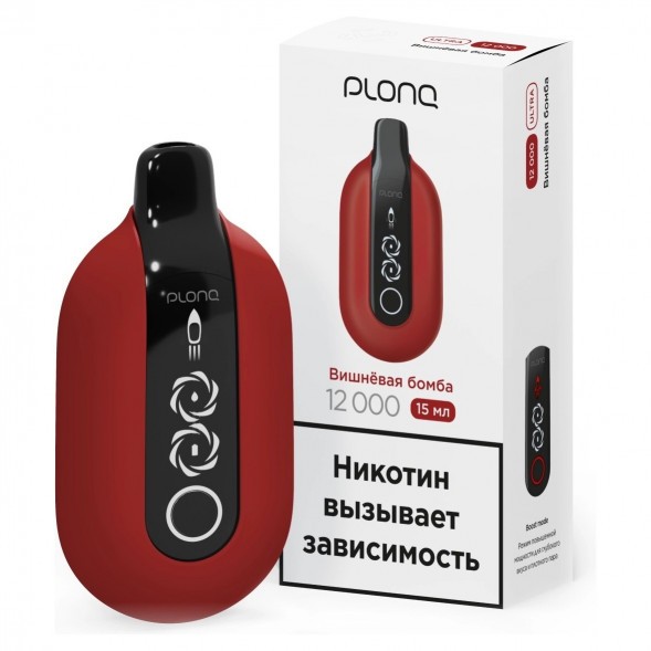 PLONQ ULTRA - Вишнёвая Бомба (12000 затяжек) купить в Владивостоке