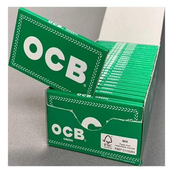 Бумага для самокруток OCB - №8 Double Green (100 штук) купить в Владивостоке