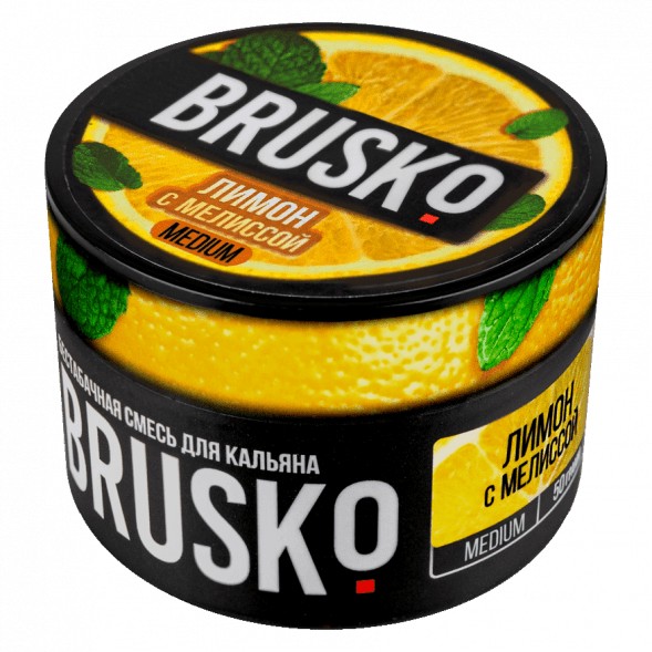 Смесь Brusko Medium - Лимон с Мелиссой (50 грамм) купить в Владивостоке