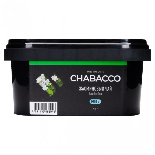 Смесь Chabacco MEDIUM - Jasmine Tea (Жасминовый Чай, 200 грамм) купить в Владивостоке