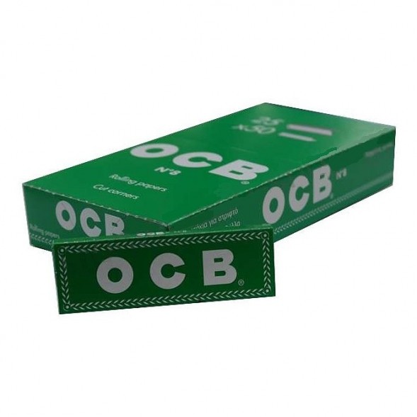 Бумага для самокруток OCB - №8 Green (50штук/25) купить в Владивостоке