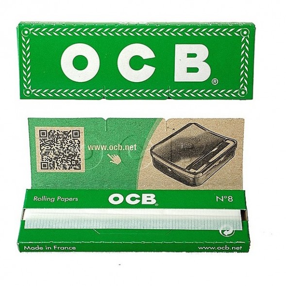 Бумага для самокруток OCB - №8 Green (50штук/25) купить в Владивостоке