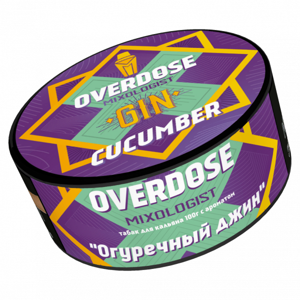 Табак Overdose - Gin Cucumber (Огуречный Джин, 25 грамм) купить в Владивостоке