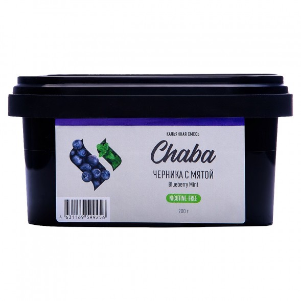 Смесь Chaba - Blueberry Mint (Черника с Мятой, 200 грамм, Без никотина) купить в Владивостоке