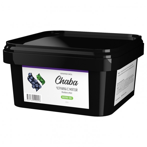 Смесь Chaba - Blueberry Mint (Черника с Мятой, 200 грамм, Без никотина) купить в Владивостоке