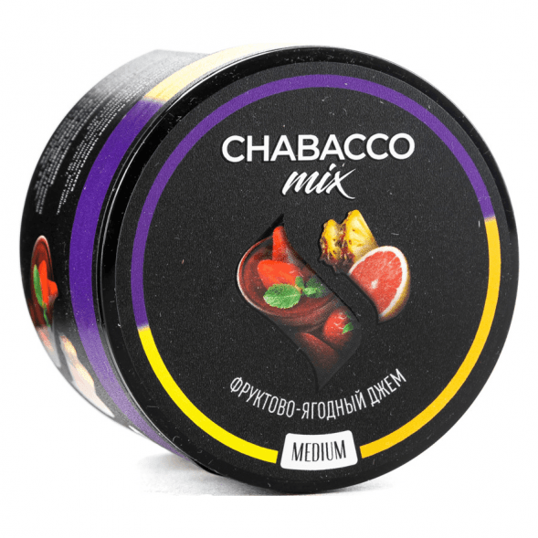Смесь Chabacco MIX MEDIUM - Pink Jam (Фруктово-Ягодный Джем, 40 грамм) купить в Владивостоке