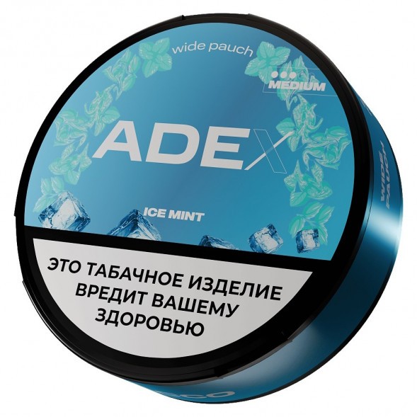 Табак жевательный ADEX MEDIUM WIDE - Ice Mint (Ледяная Мята) купить в Владивостоке