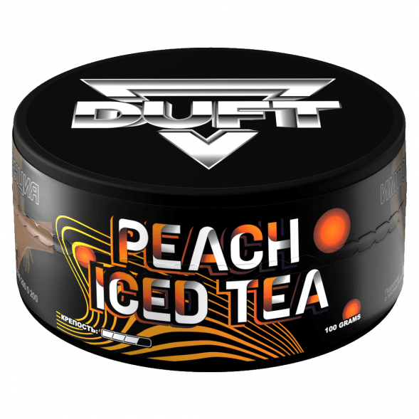 Табак Duft - Peach Iced Tea (Ледяной Персиковый Чай, 80 грамм) купить в Владивостоке