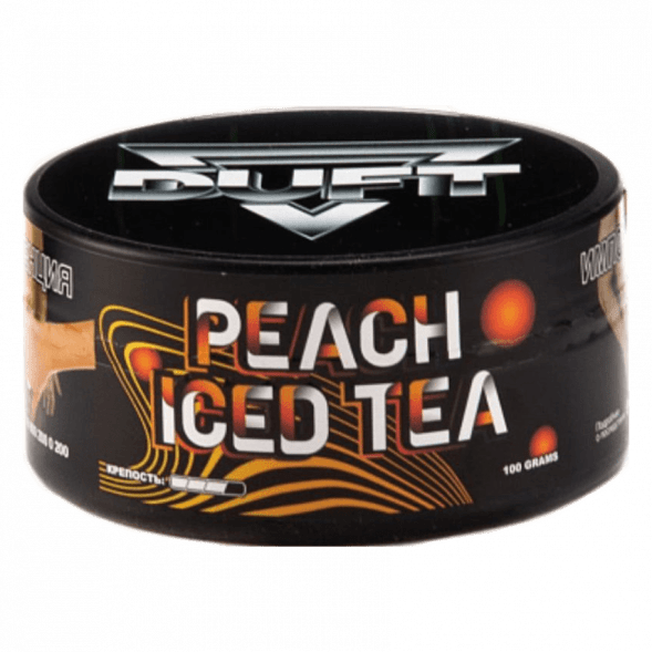 Табак Duft - Peach Iced Tea (Ледяной Персиковый Чай, 80 грамм) купить в Владивостоке