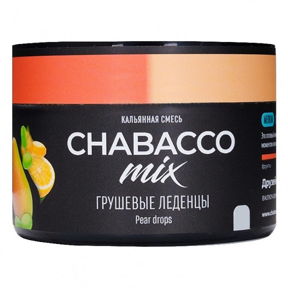 Смесь Chabacco MIX MEDIUM - Pear Drops (Грушевые Леденцы, 40 грамм) купить в Владивостоке