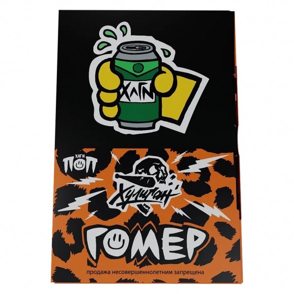 Табак Хулиган - Гомер (Газировка Виноград Алоэ, 25 грамм) купить в Владивостоке
