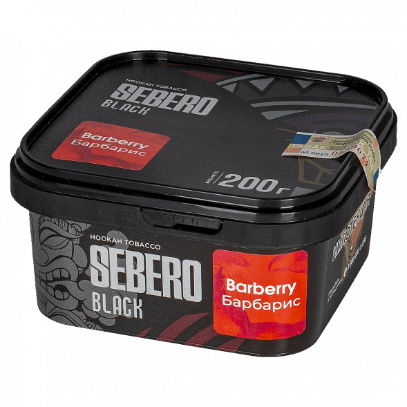 Табак Sebero Black - Barberry (Барбарис, 200 грамм) купить в Владивостоке