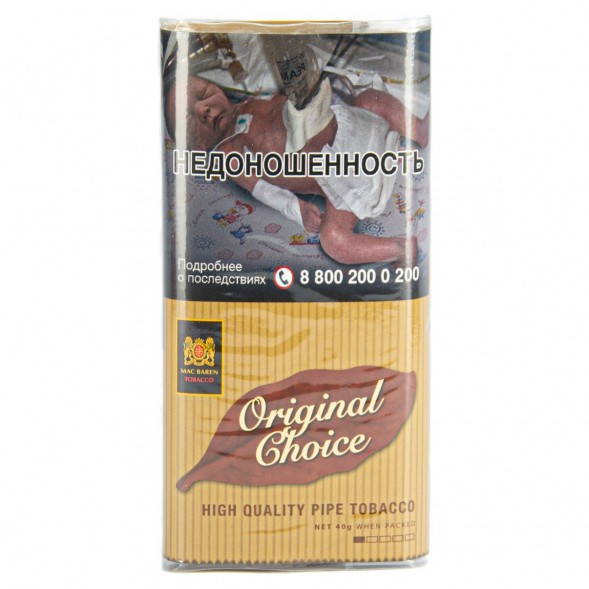 Табак трубочный Mac Baren - Original Choice (40 грамм) купить в Владивостоке