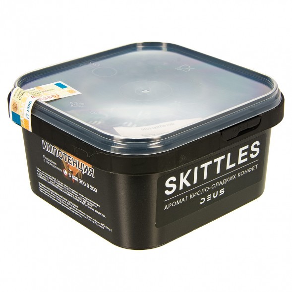 Табак Deus - Skittles (Кисло-Сладкие Конфеты, 250 грамм) купить в Владивостоке