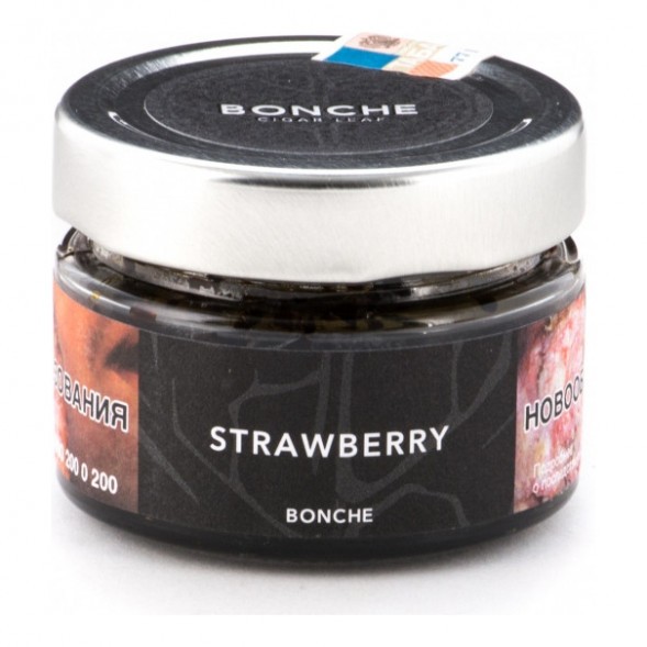 Табак Bonche - Strawberry (Клубника, 120 грамм) купить в Владивостоке