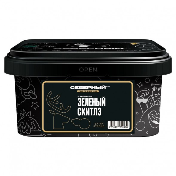 Табак Северный Professional - Зелёный Скитлз (200 грамм) купить в Владивостоке