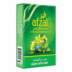 Табак Afzal - Grape with Mint (Виноград с Мятой, 40 грамм)