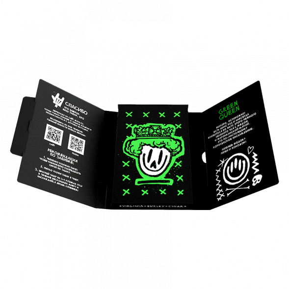 Табак Хулиган - Green Queen (Мятный Чай с Мёдом, 25 грамм) купить в Владивостоке