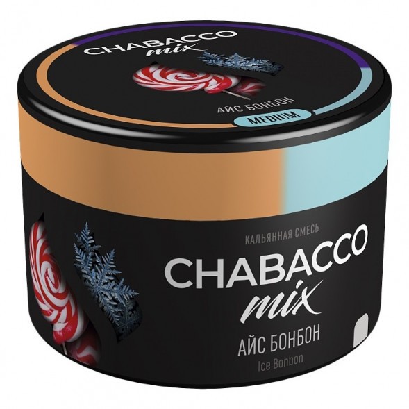 Смесь Chabacco MIX MEDIUM - Ice Bonbon (Айс Бонбон, 40 грамм) купить в Владивостоке