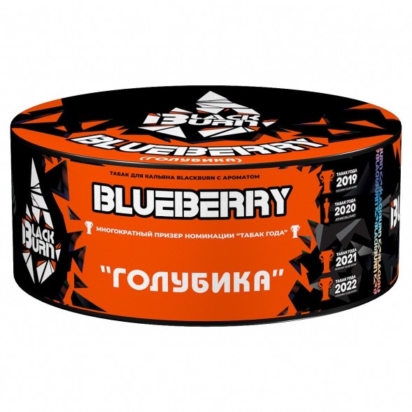 Табак BlackBurn - Blueberry (Голубика, 100 грамм) купить в Владивостоке