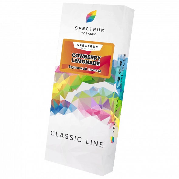 Табак Spectrum - Cowberry Lemonade (Брусничный Лимонад, 100 грамм) купить в Владивостоке