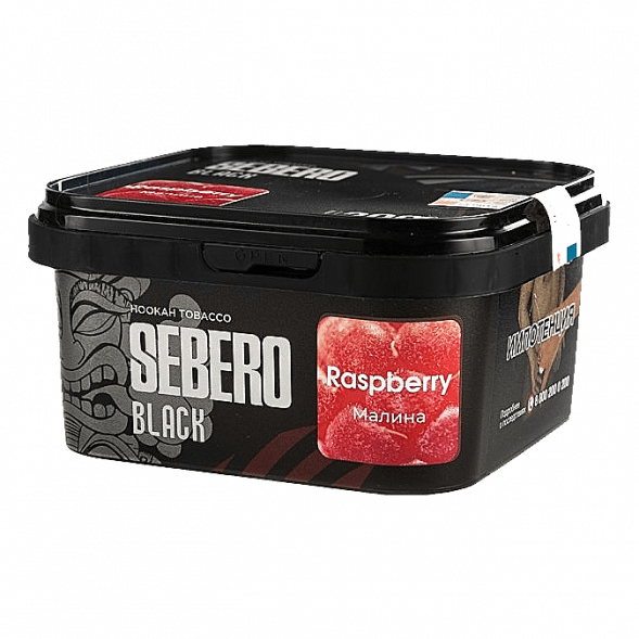 Табак Sebero Black - Raspberry (Малина, 200 грамм) купить в Владивостоке