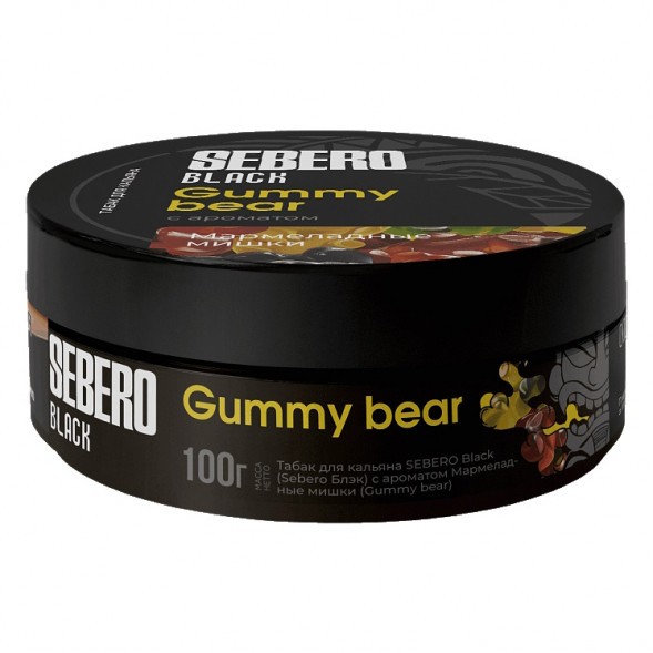 Табак Sebero Black - Gummy Bear (Мармеладные Мишки, 100 грамм) купить в Владивостоке