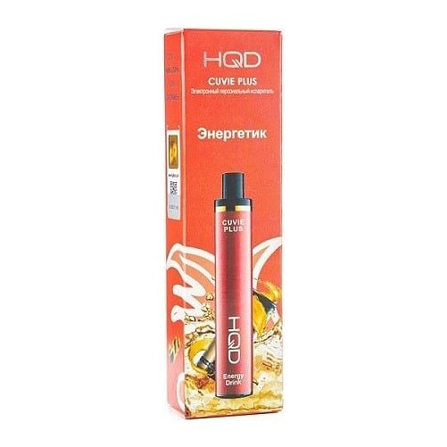 HQD Cuvie Plus - Энергетик (Energy Drink, 1200 затяжек) купить в Владивостоке