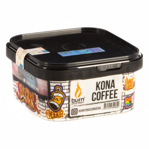 Табак Burn - Kona Coffee (Кона Кофе, 200 грамм) купить в Владивостоке