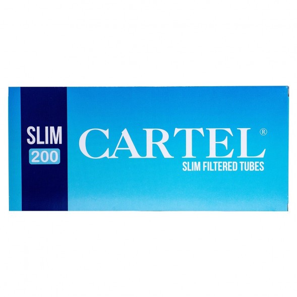 Гильзы сигаретные Cartel - Slim Blue 84x17мм (200 штук) купить в Владивостоке