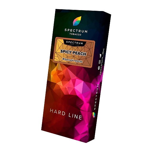 Табак Spectrum Hard - Spicy Peach (Жареный Персик, 100 грамм) купить в Владивостоке