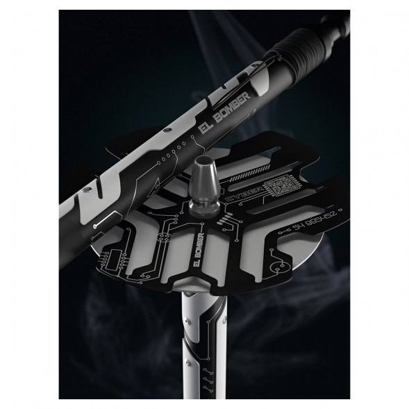 Кальян El Bomber - Sansara Cyber White (Линейка &quot;Designs&quot;, Без Колбы) купить в Владивостоке