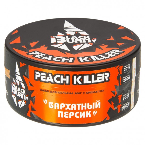 Табак BlackBurn - Peach killer (Персик, 100 грамм) купить в Владивостоке