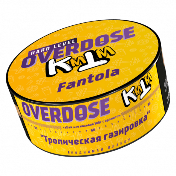 Табак Overdose - Fantola (Тропическая Газировка, 100 грамм) купить в Владивостоке