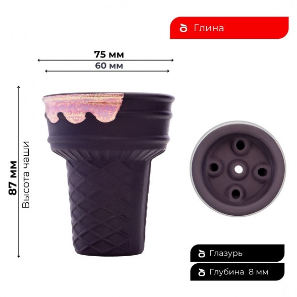 Чаша Gelato Cioccolato Gold купить в Владивостоке