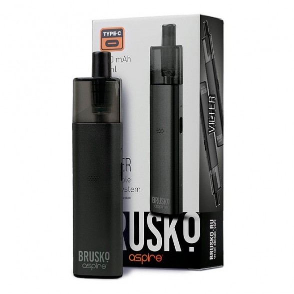 Электронная сигарета Brusko - Vilter (Чёрный) купить в Владивостоке